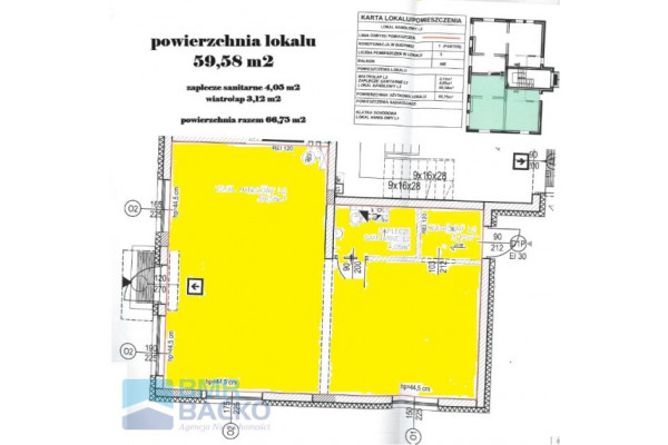 grodziski, Grodzisk Mazowiecki, Jordanowicka, WYNAJMĘ lokal usługowy na parterze 66,75 m2, 2500 zł